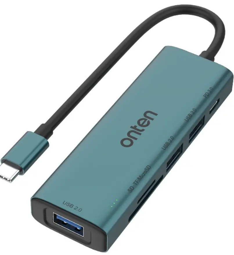 ONTEN OTN-UC120 USB-C to RJ45 100M Ethernet Adapter