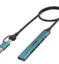 ONTEN OTN-UCA9701 4-in-2 USB-C & USB 3.0 Hub