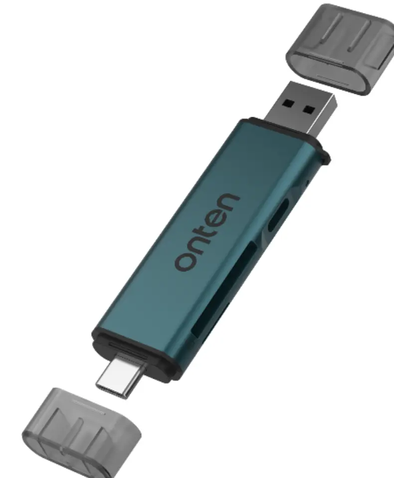 ONTEN OTN-CR538S USB-C&USB-A Card Reader