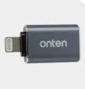ONTEN OTN-LT101 USB-A Female to Lightning Male Adapter
