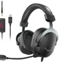 FIFINE AmpliGame H9 Wired Gaming Headset, USB and 3.5mm, 7.1 Surround with Detachable Microphone