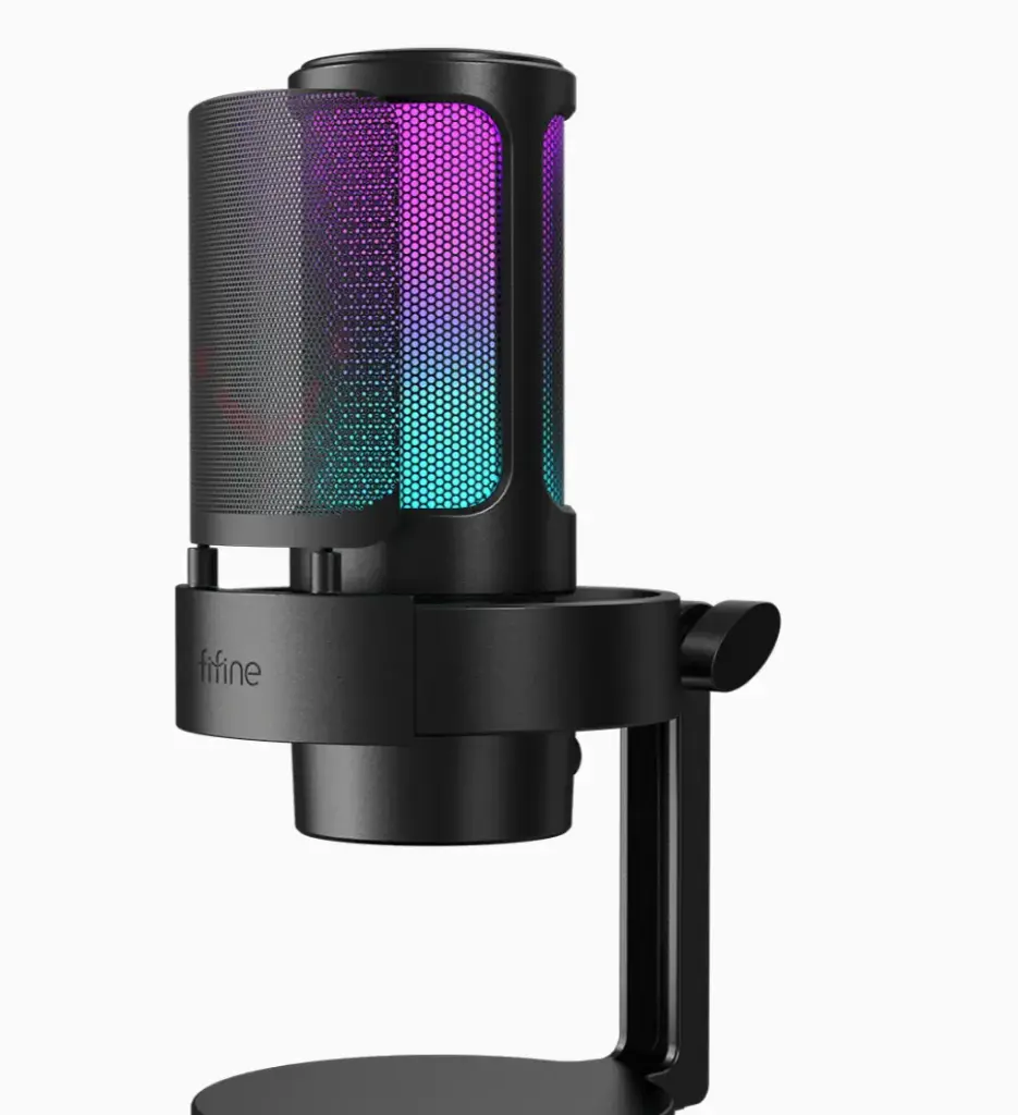 FIFINE AmpliGame A8 USB Condenser Microphone with RGB