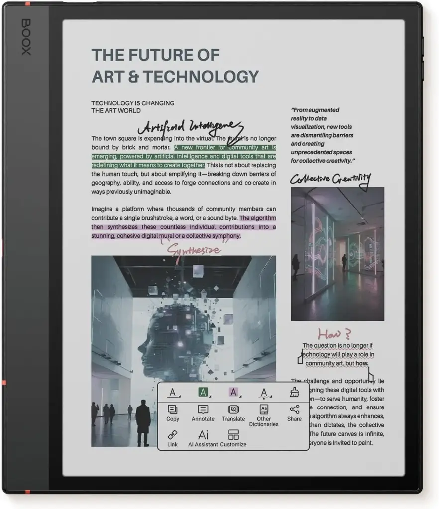 BOOX Note Air5 C 10.3" Color E Ink Tablet (6GB RAM, 64GB)