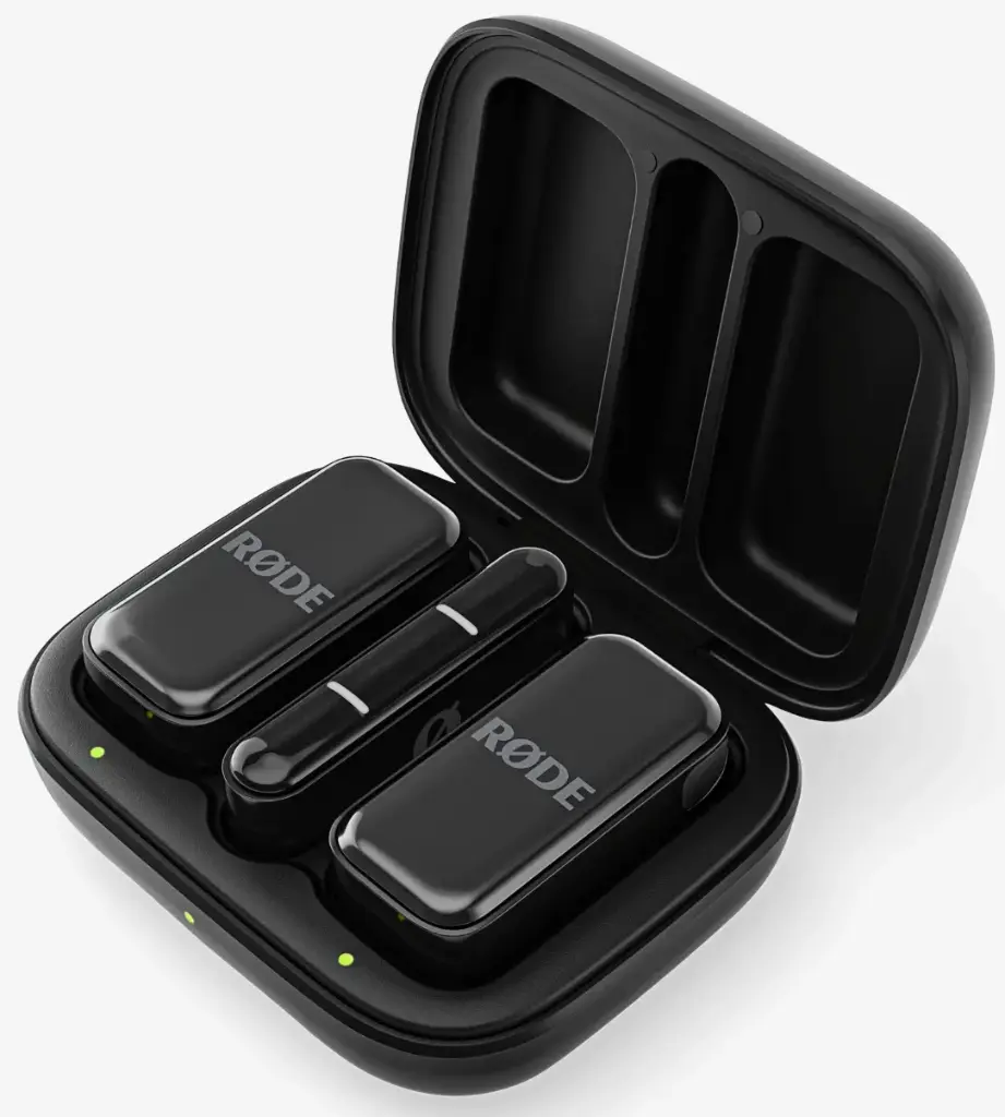 RODE Wireless Micro 2-Person Ultracompact Wireless Microphone System with USB-C Connector (2.4 GHz, Black)