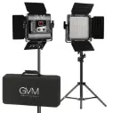 GVM 560AS Bi-Color LED Video Light Panel — 2-Light Kit (GVM-560AS-2L)
