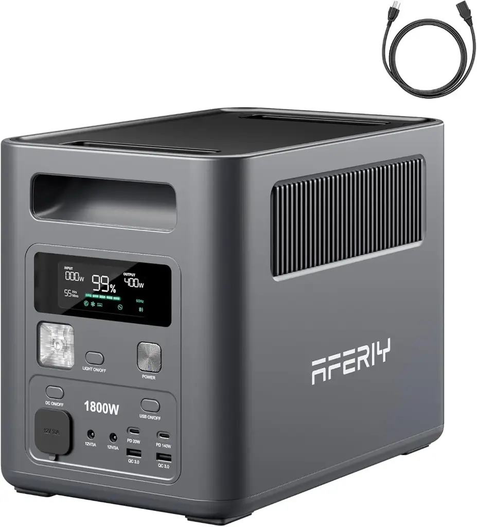 AFERIY P180 Nomad1800 Portable Power Station (1800W, 1024Wh)