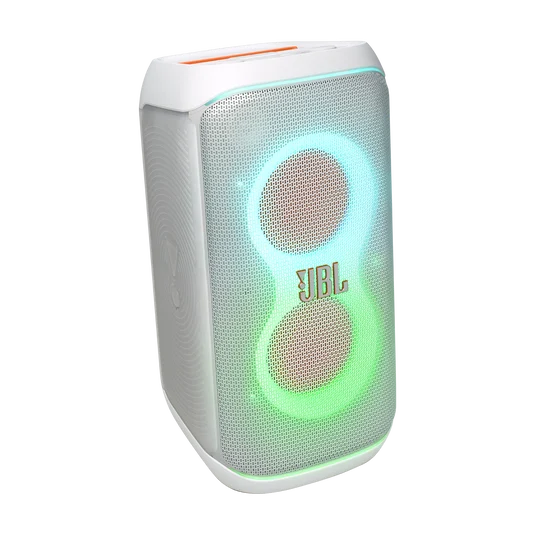 Speaker JBL PartyBox Club 120 “Party Speaker”, Powerful JBL Pro Sound with AI Sound Boost, Futuristic Dynamic Light Show, Dual Mic & Guitar Inputs, Up to 12 Hours Playtime with Replaceable Battery, Fast Charging (10 min = up to 80 min), Bluetooth + Auracast™ Multi-Speaker Connection, IPX4 Splashproof Design, Foldable Handle, JBL PartyBox App Control, Eco-Friendly Materials, 57.0 × 29.7 × 29.0 cm, 11.05 kg 