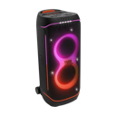 Speaker JBL PartyBox 720 “Party Speaker”, 800W JBL Pro Sound with Dual 9" Woofers, Futuristic Dynamic Light Show, Dual XLR Inputs for Mic/Guitar/DJ Gear, Up to 15 Hours Playtime with Replaceable Battery, Fast Charging (10 min = up to 2 hours), Bluetooth + Auracast™ Multi-Speaker Connection, IPX4 Splashproof Design, JBL PartyBox App Control, Built-in Handle + Wheels, 105.0 × 49.6 × 51.5 cm, 32.5 kg 
