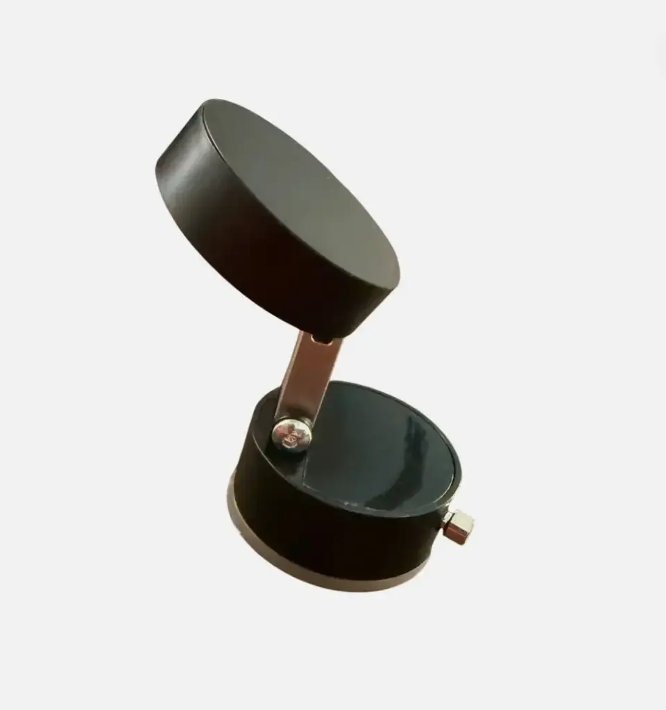 A2 Vacuum Magnetic Phone Holder (Double-Sided, Folding Stand, Black)