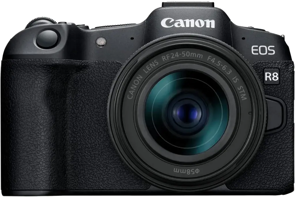 Canon EOS R8 Mirrorless Camera with RF 24-50mm f/4.5-6.3 IS STM Lens