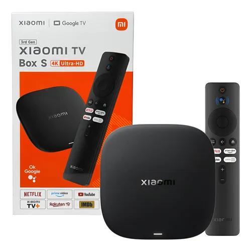 Xiaomi TV Box S (3rd Gen) 4K UHD Google TV Streaming Media Player