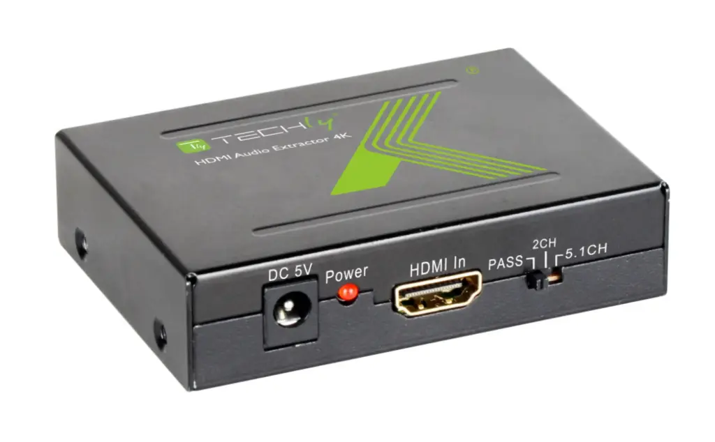 HDMI Audio Extractor with SPDIF and RCA L/R Output (4K)