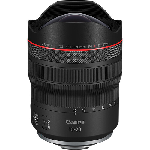 Camera Lens – Canon RF 10-20mm f/4 L IS STM Ultra Wide-Angle Zoom Lens (Full-Frame, Canon RF Mount) 