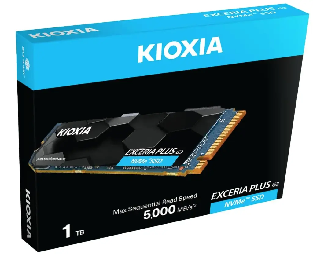 Kioxia Exceria Plus G3 1TB NVMe M.2 SSD