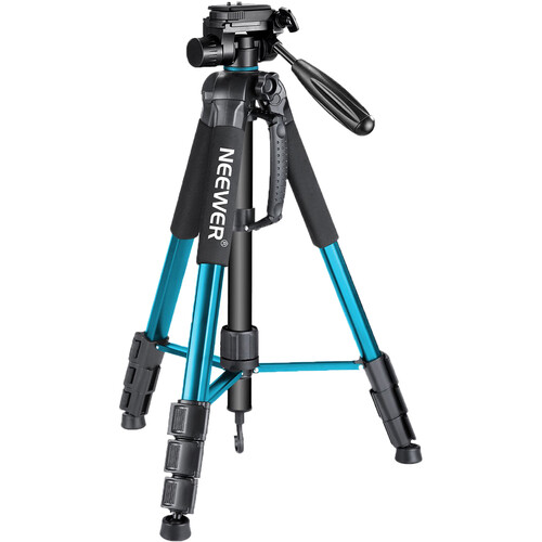 NEEWER ALUMINUM ALLOY CAMERA TRIPOD MONOPOD WITH PAN HEAD(BLUE) 10090794
