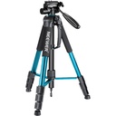NEEWER ترايبود ومونوپود للكاميرا من سبائك الألمنيوم مع رأس حركة بان (لون أزرق) رقم المنتج: 10090794