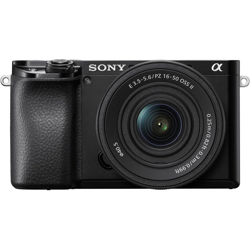Sony Alpha a6100 Mirrorless Camera with 16-50mm Lens Kit (Black)