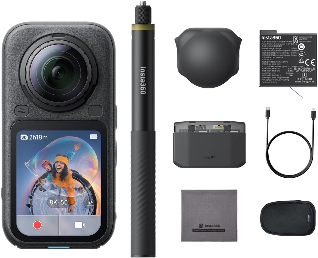 Action Cameras - insta 360 x6 8k essentials bundle