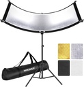 Neewer Clamshell Light Reflector Diffuser with 2M Light Stand and Carrying Bag,155x61cm 90096930
