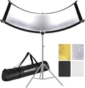 NEEWER عاكس ضوء على شكل صدفة مع ناشر وحقيبة حمل، 100×45 سم . رقم المنتج: 10096860