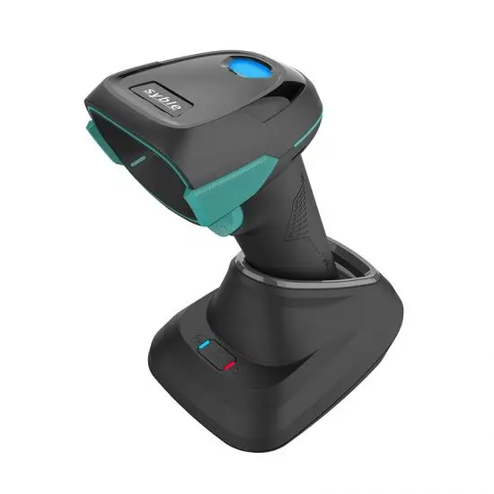 Syble 2D Wireless Bluetooth Barcode Scanner with Multifunctional charging base XB-D30BT