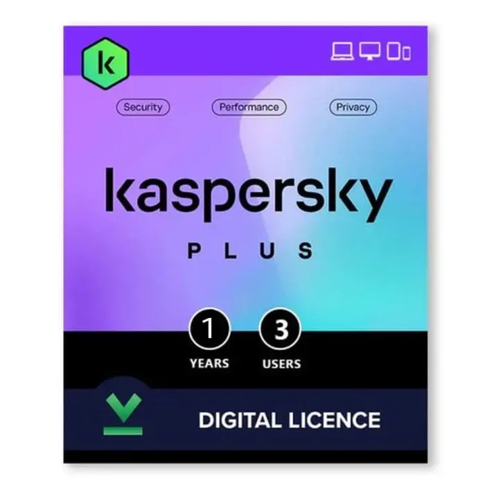 Kaspersky Plus – (1-Year Subscription) For 2 Users
