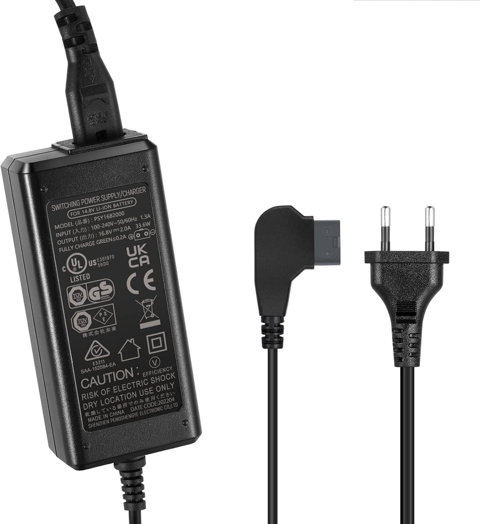 Neewer D-Tap Battery Charger with 1m/3.3ft D-Tap Cable for V-Mount, V-Lock and Gold Mount Batteries (10100810)