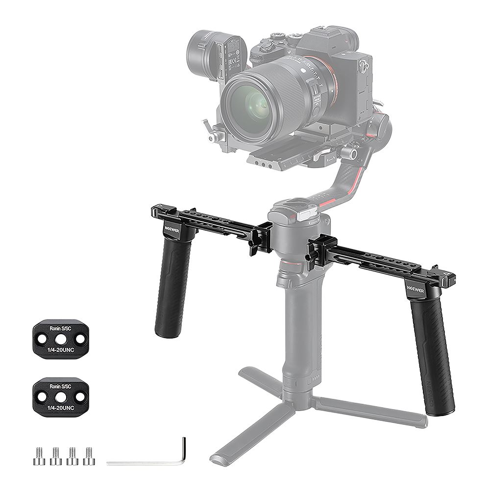 NEEWER مقبض مزدوج لجيمبل DJI Ronin – رقم الموديل 10103808