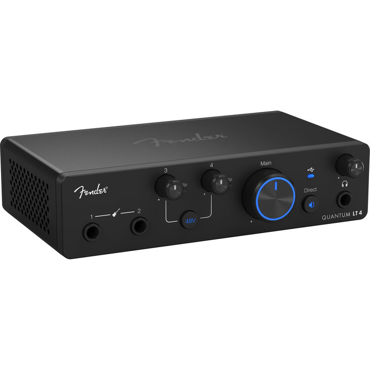 Audio Interface - Fender Studio Quantum LT 4 - 4 x 4 USB 2.0 Audio Interface with USB-C Connection
