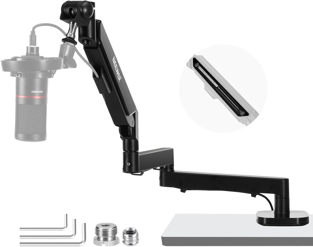 Neewer Low Profile Mic Arm Desk Mount Microphone Stand 21000051
