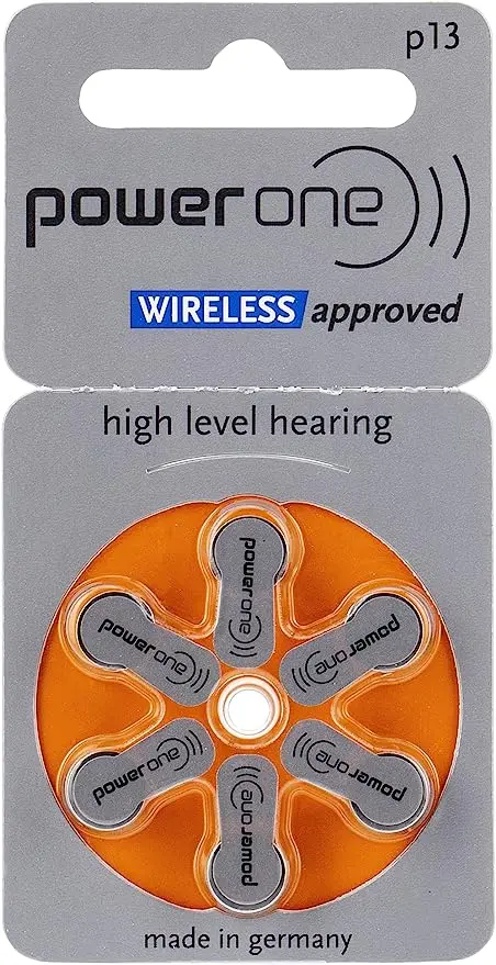  Varta Rayovac 13 (PR48) Zinc-Air Hearing Aid Batteries - 6 Pack