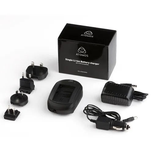 Atomos NP-F570 Compatable Single Li-Ion Battery Charger for Samurai Ninja atomcgr002