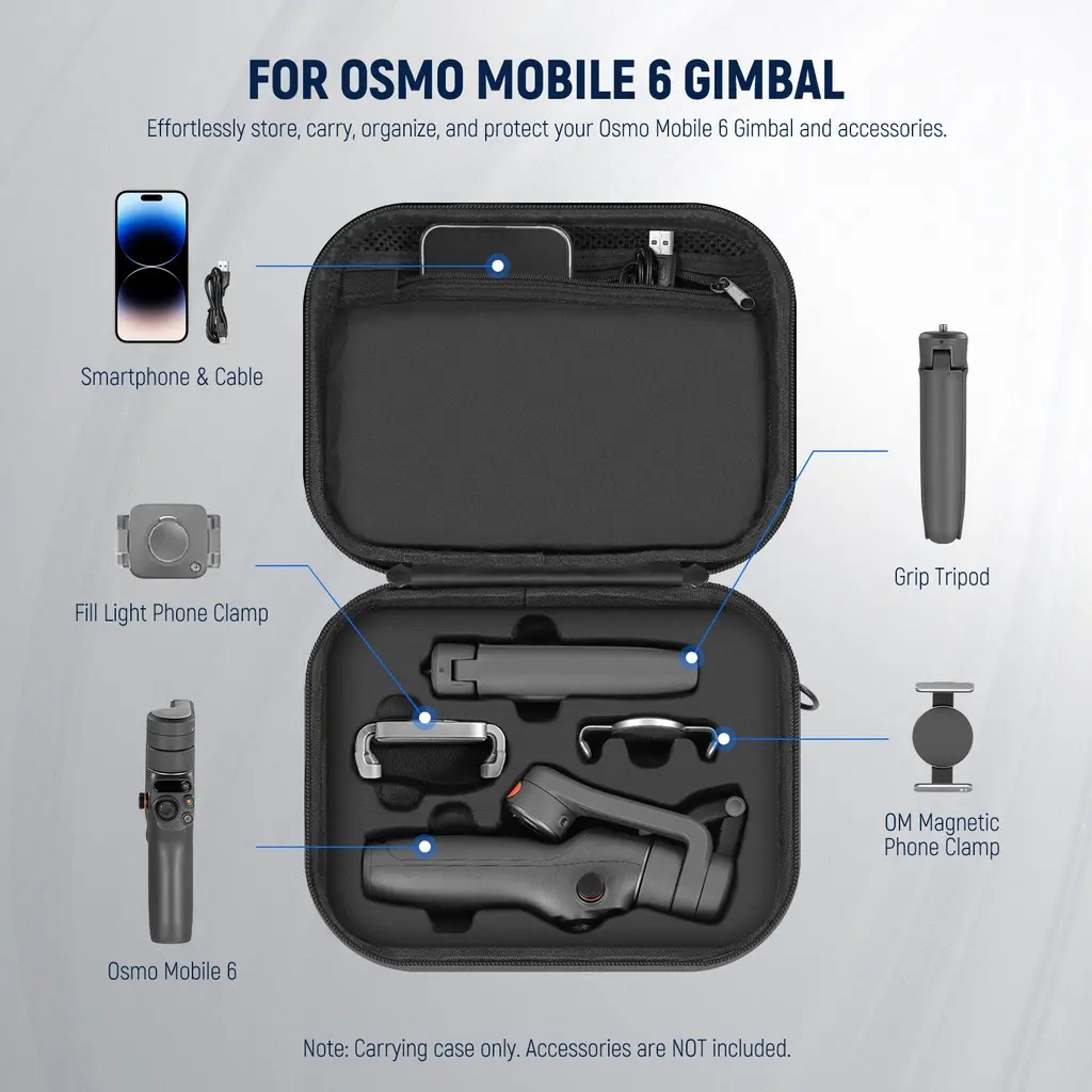NEEWER  Portable Storage Water Resistant Case For  DJI OM 6 Gimbal (10101930)