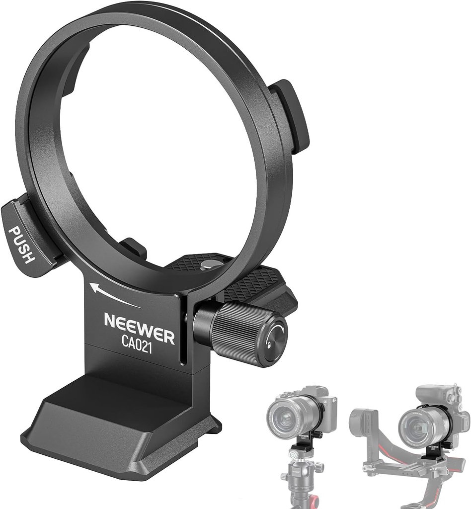 Neewer Rotatable Collar Tripod Mount Ring Plate for Sony Alpha A7R IV / A7R V / A7 IV / A7S III (10102474)