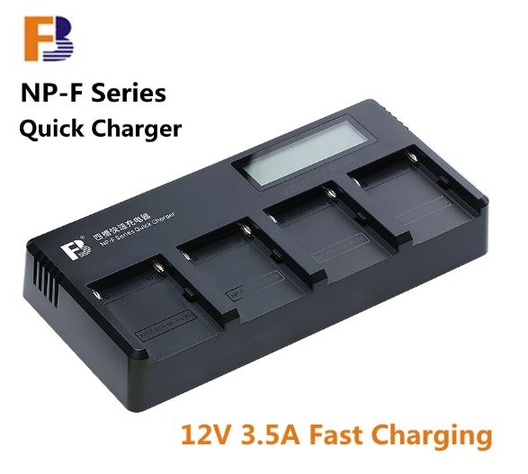 FB NPF NP-F PD Fast Charging four Charger for Sony F550 F750 F970 F960 F770 F330 Monitor Battery 930 Photography Light F950