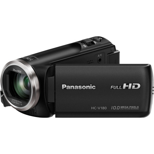 Panasonic HC-V180 Full HD Camcorder (Black)Camera