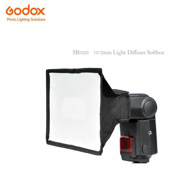 طقم صندوق إضاءة Godox SB1520 بحجم 15x20 سم مع ناشر ضوء (Light Diffuser).