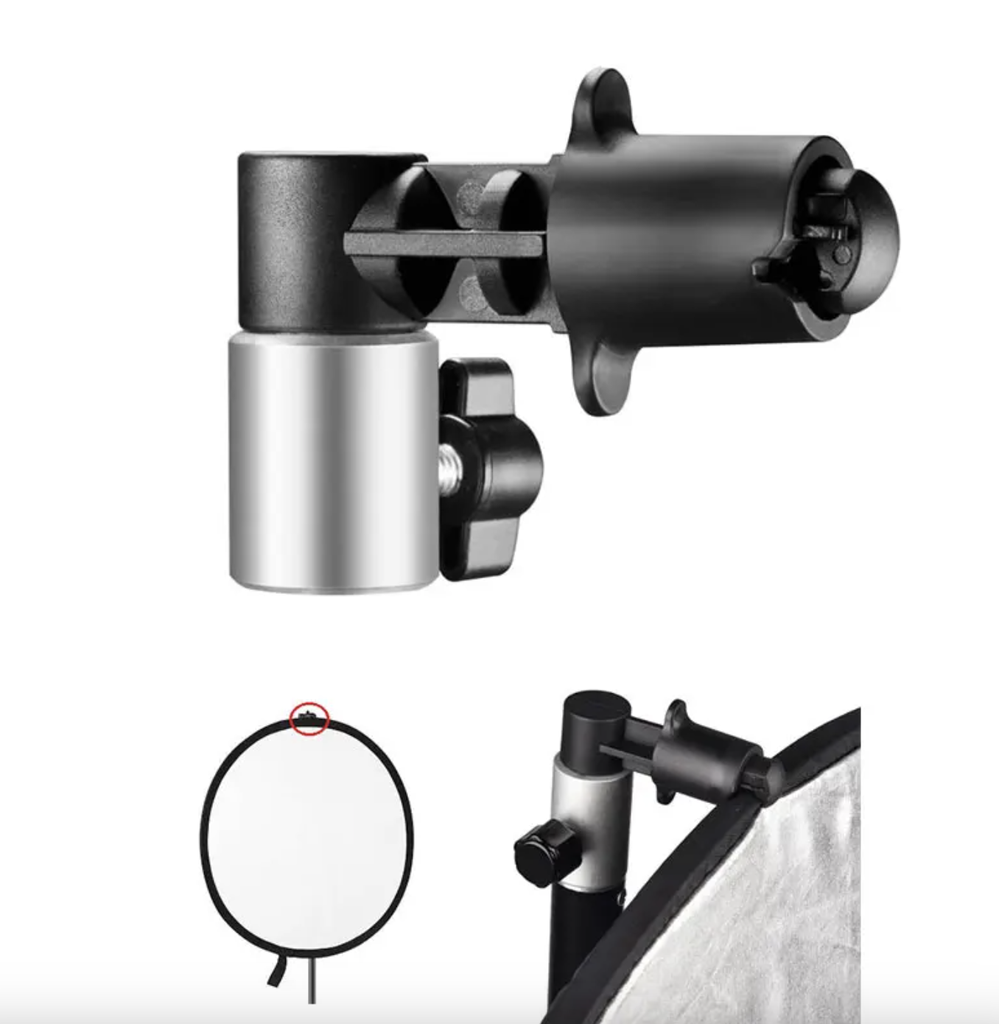 Photography Reflector Disc Holder Clip Clamp for Light Stand