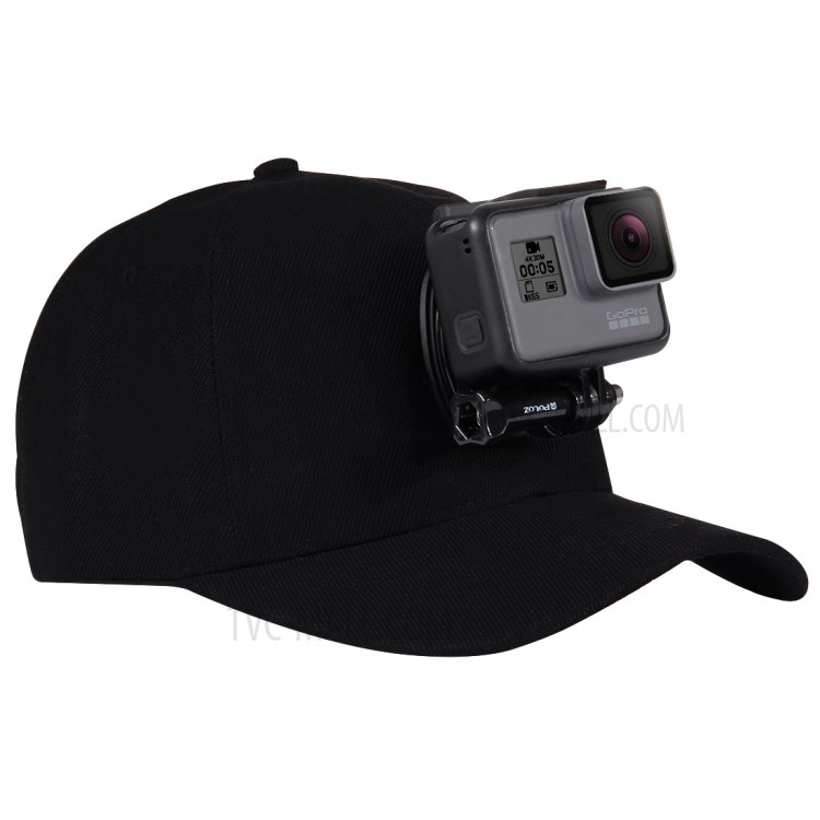 PULUZ PU195 Adjustable Sports Camera Hat/Cap Mount for GoPro (Black)