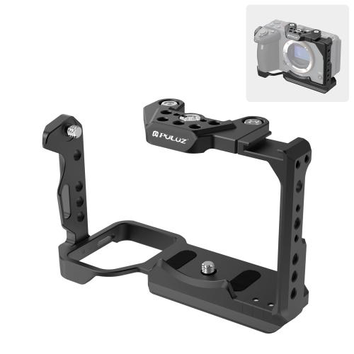 Puluz PU3111B FX30 / FX3 PULUZ Metal Camera Cage Stabilizer Rig with NOTA Slider(Black)