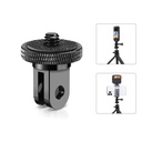 PULUZ PU705B 1/4 inch Screw Metal Tripod Mount Adapter for Action Cameras