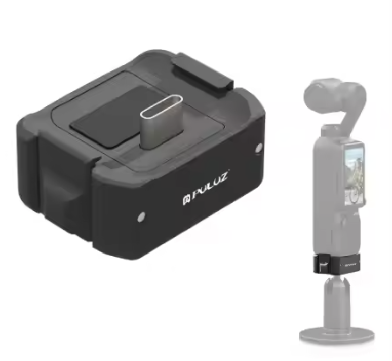 PULUZ PU897B Type-C Desktop Charging Base for DJI Osmo Pocket 3 (Aluminium Alloy)