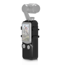 PULUZ PU933B Metal Protection Frame Cage with Dual Cold Shoes for DJI Osmo Pocket 3 (Black)