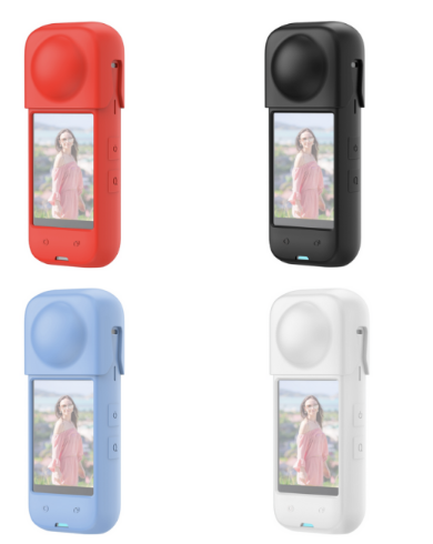 غطاء حماية سيليكون كامل للجسم ضد الغبار لكاميرا Insta360 X4 من Puluz PU985