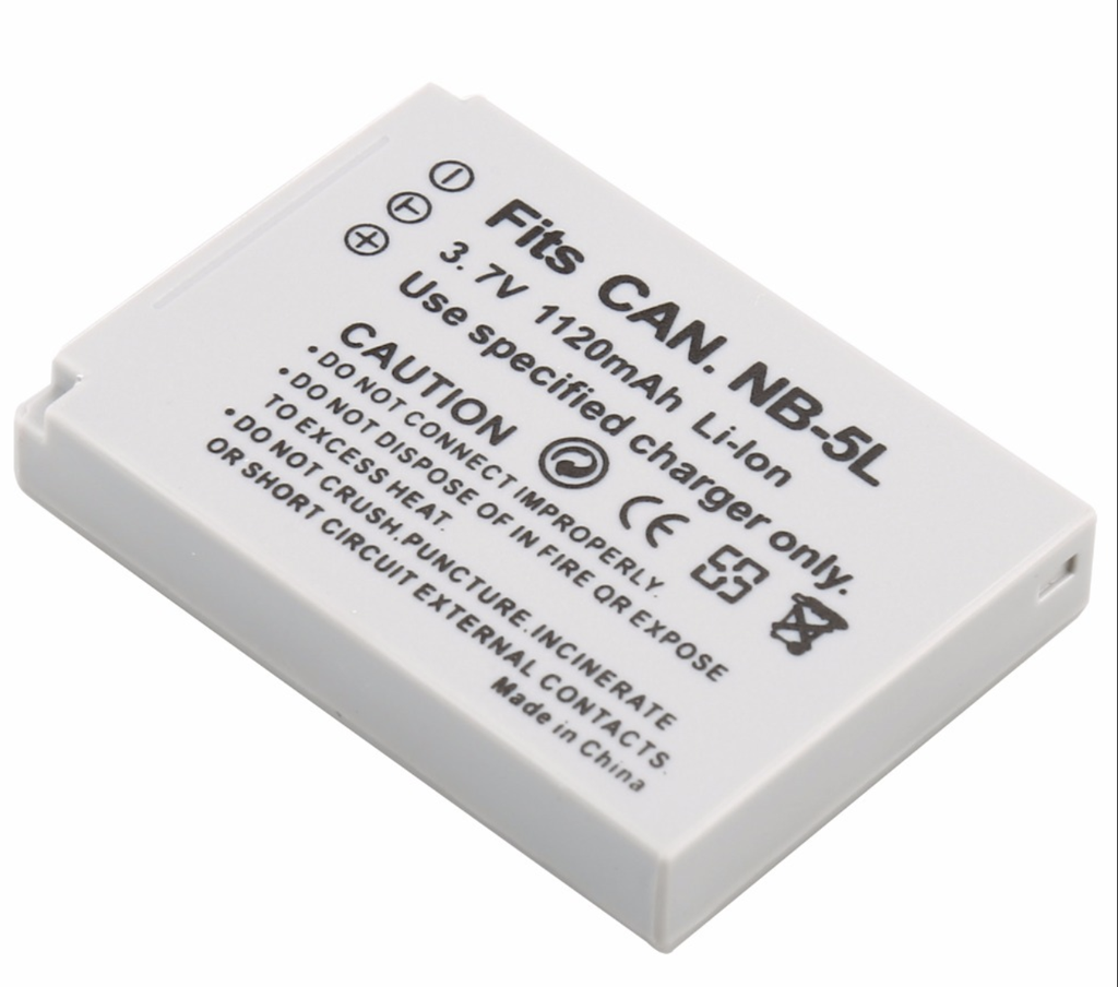 Replacement Battery for Canon NB-5L