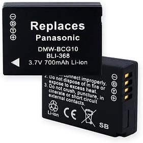 Replacement Battery for Panasonic DMW-BCG10E – Rechargeable Lithium-ion Camera Battery