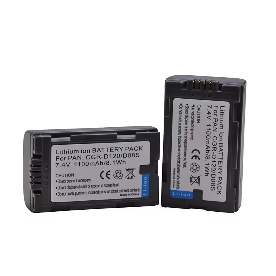 بطارية بديلة لـ Panasonic D08S / D120 battery