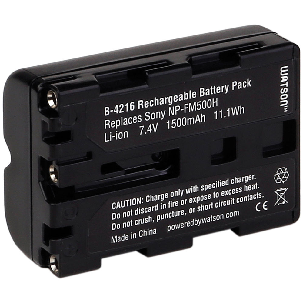 Replacement Battery for Sony NP-FM500H – Rechargeable Lithium-ion Camera Battery