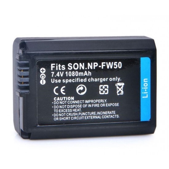 Replacement Battery for Sony NP-FW50 – Rechargeable Lithium-ion Camera Battery