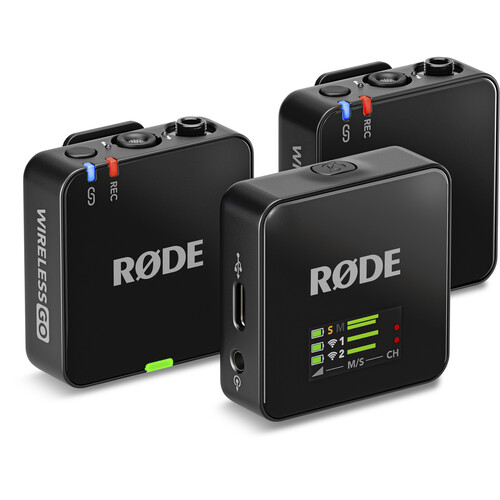 RODE Wireless GO III (Gen 3) 2-Person Compact Digital Wireless Microphone System (2.4 GHz, Black)